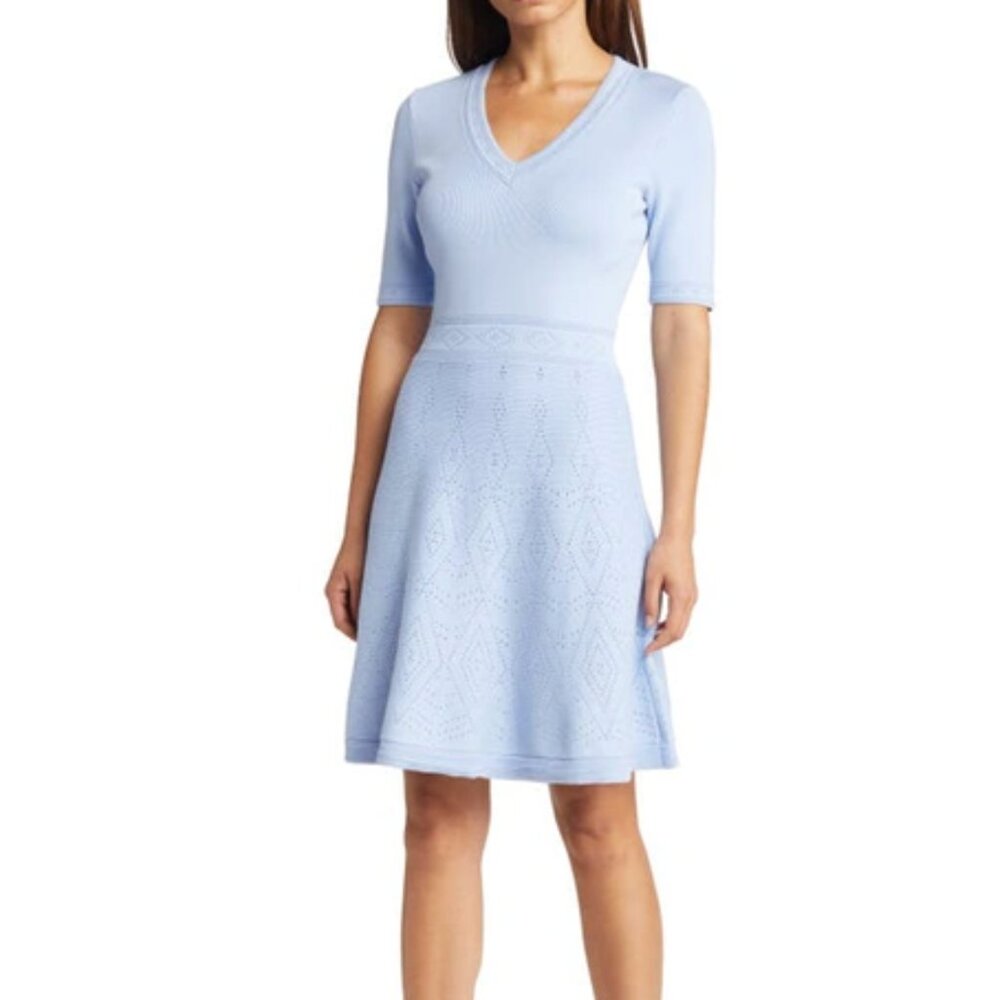 Eliza J Light Blue Women's Dress